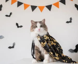 Halloween Cat Cape Costume
